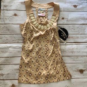 Women’s or juniors blouse with jewels on front